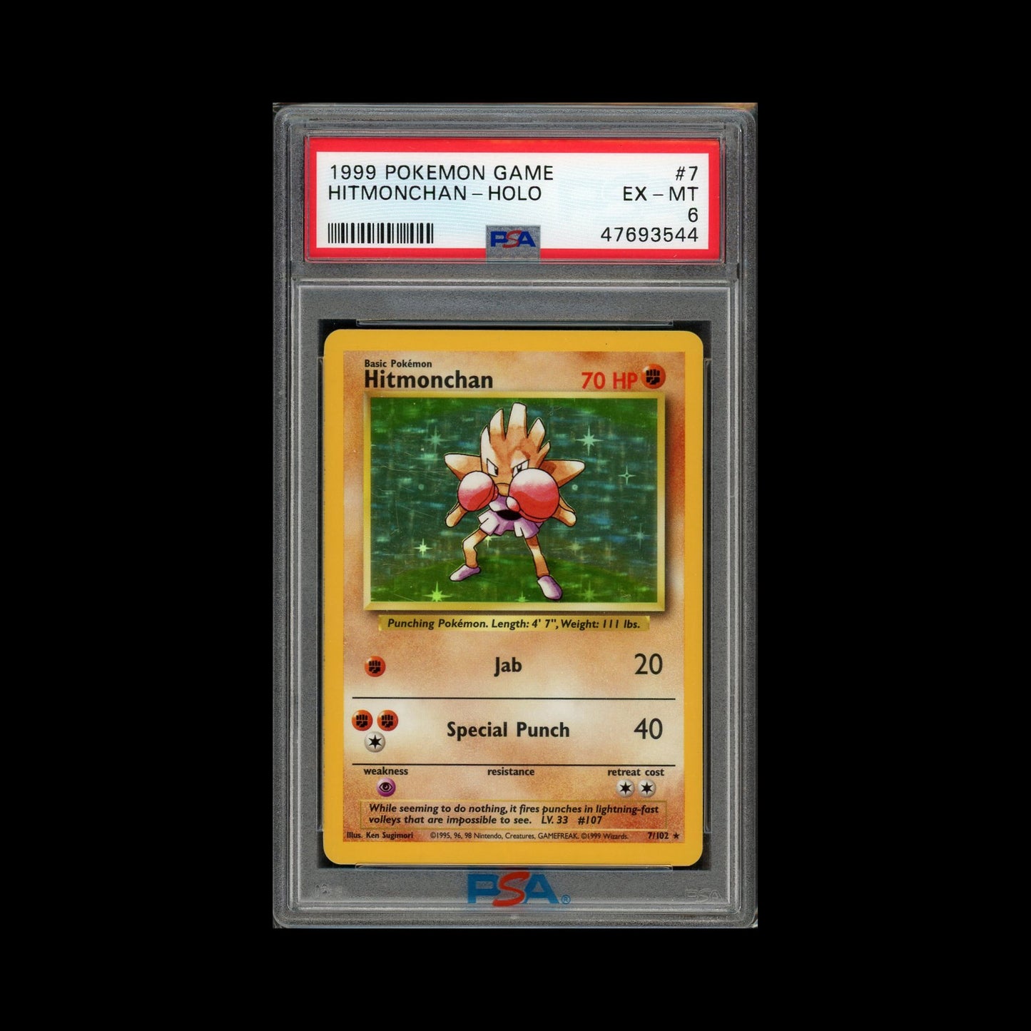 07 - Hitmonchan [PSA 6]