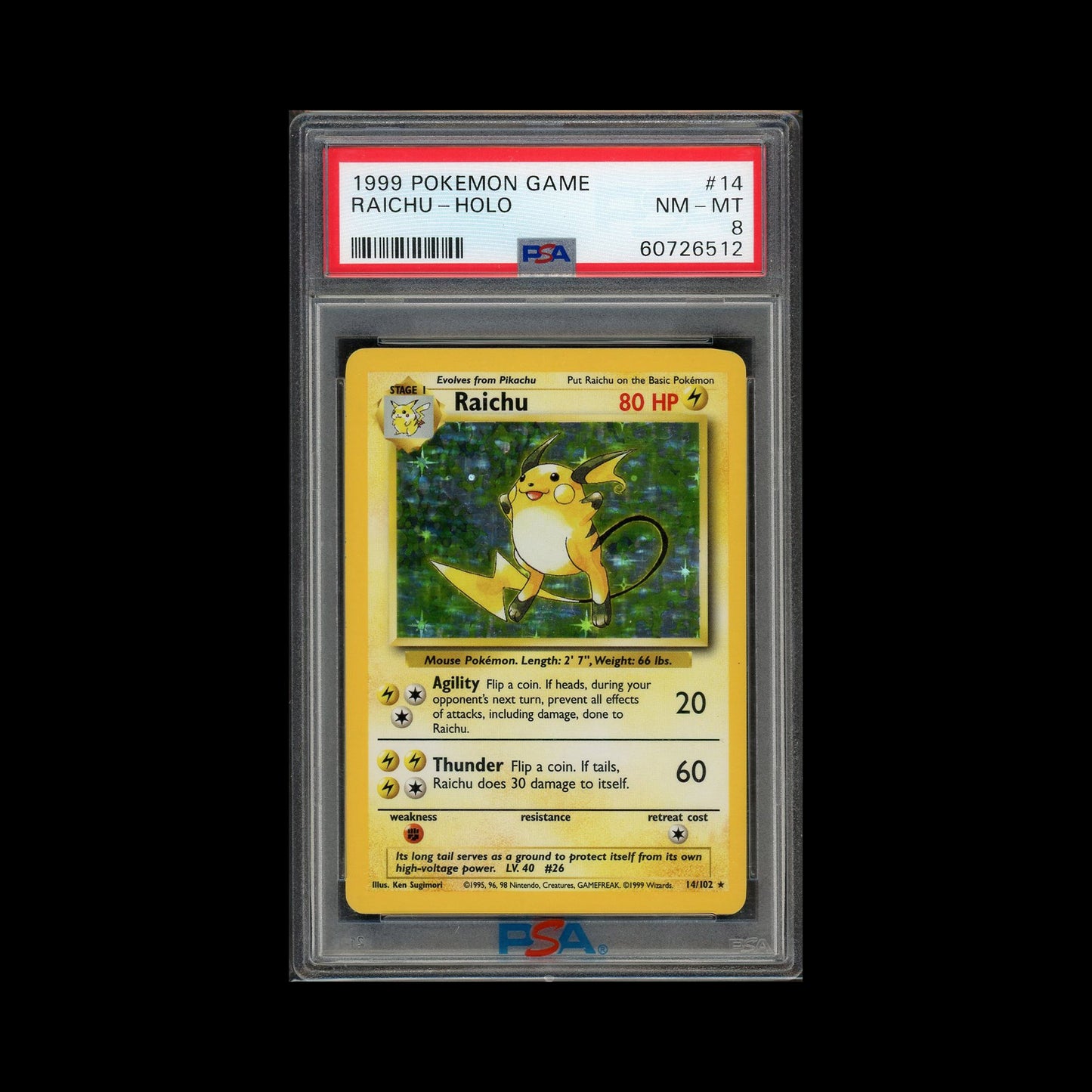 14 - Raichu [PSA 8]