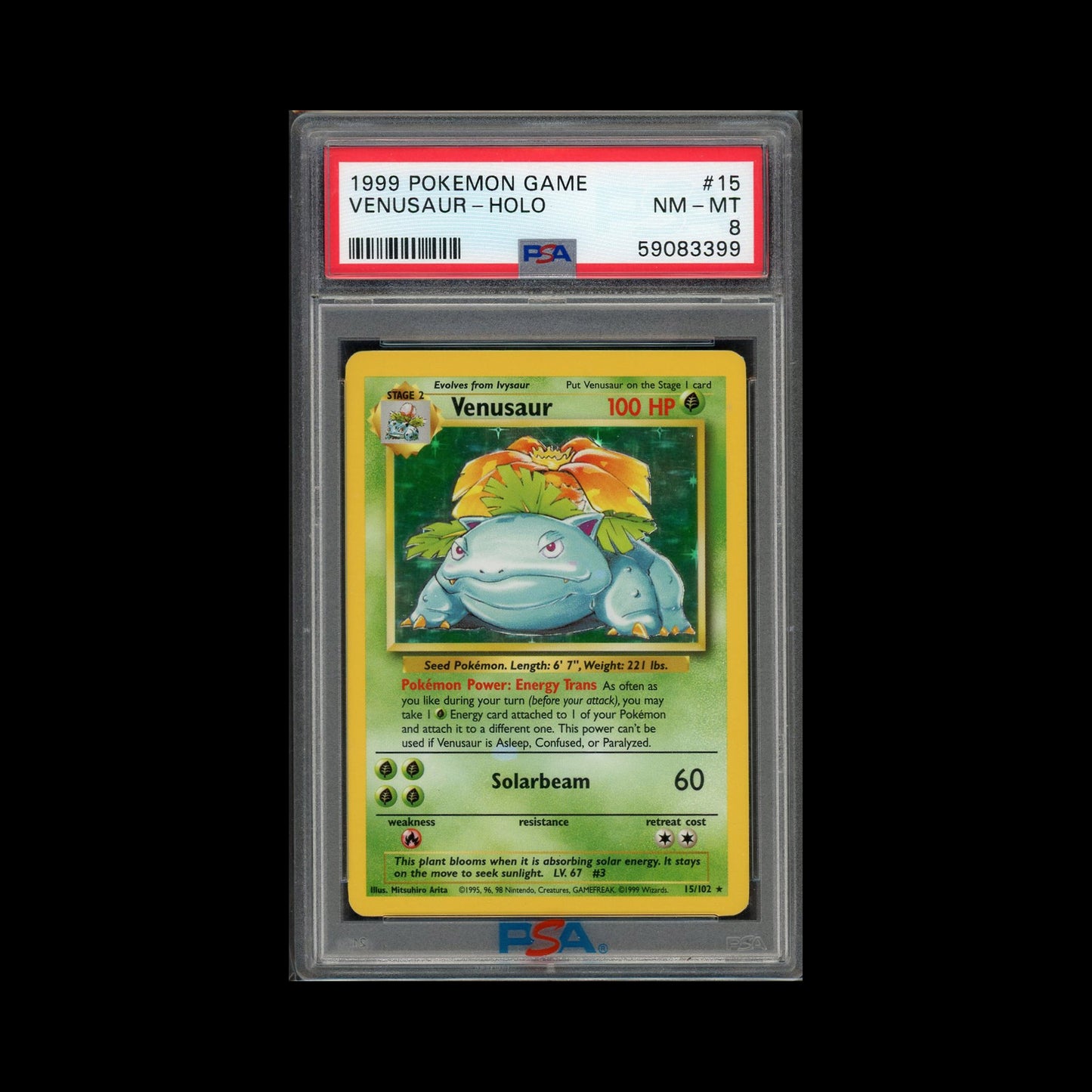 15 - Venusaur [PSA 8]