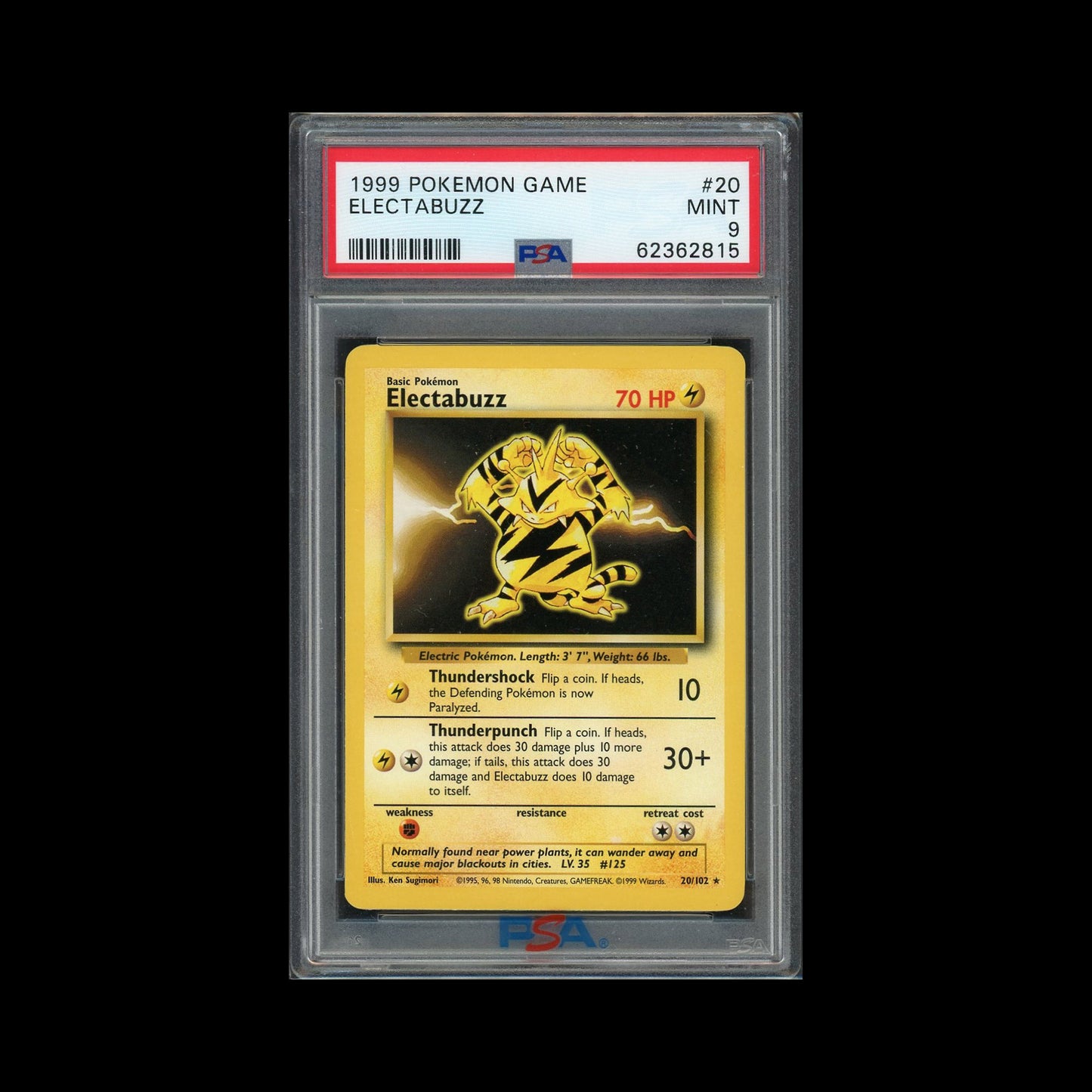 20 - Electabuzz [PSA 9]