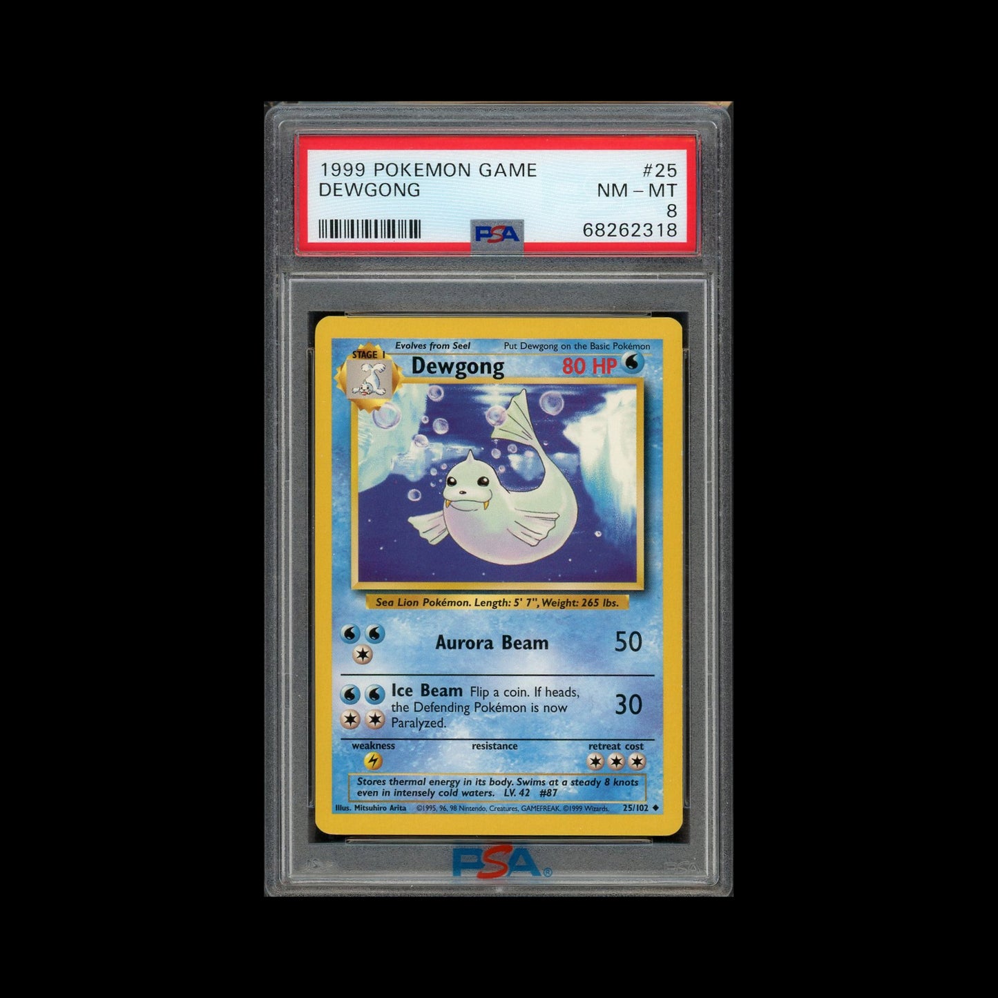 25 - Dewgong [PSA 8]