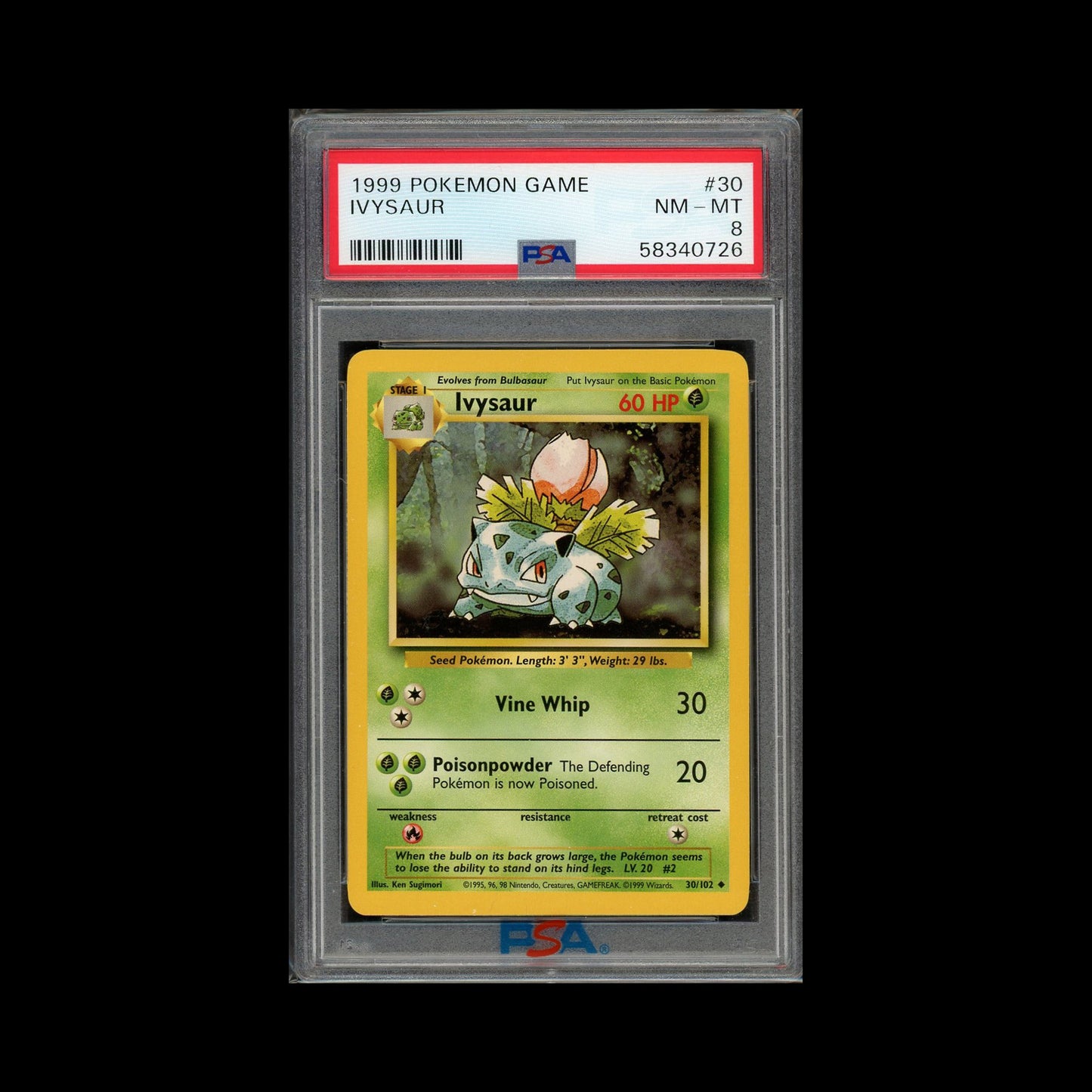 30 - Ivysaur [PSA 8]