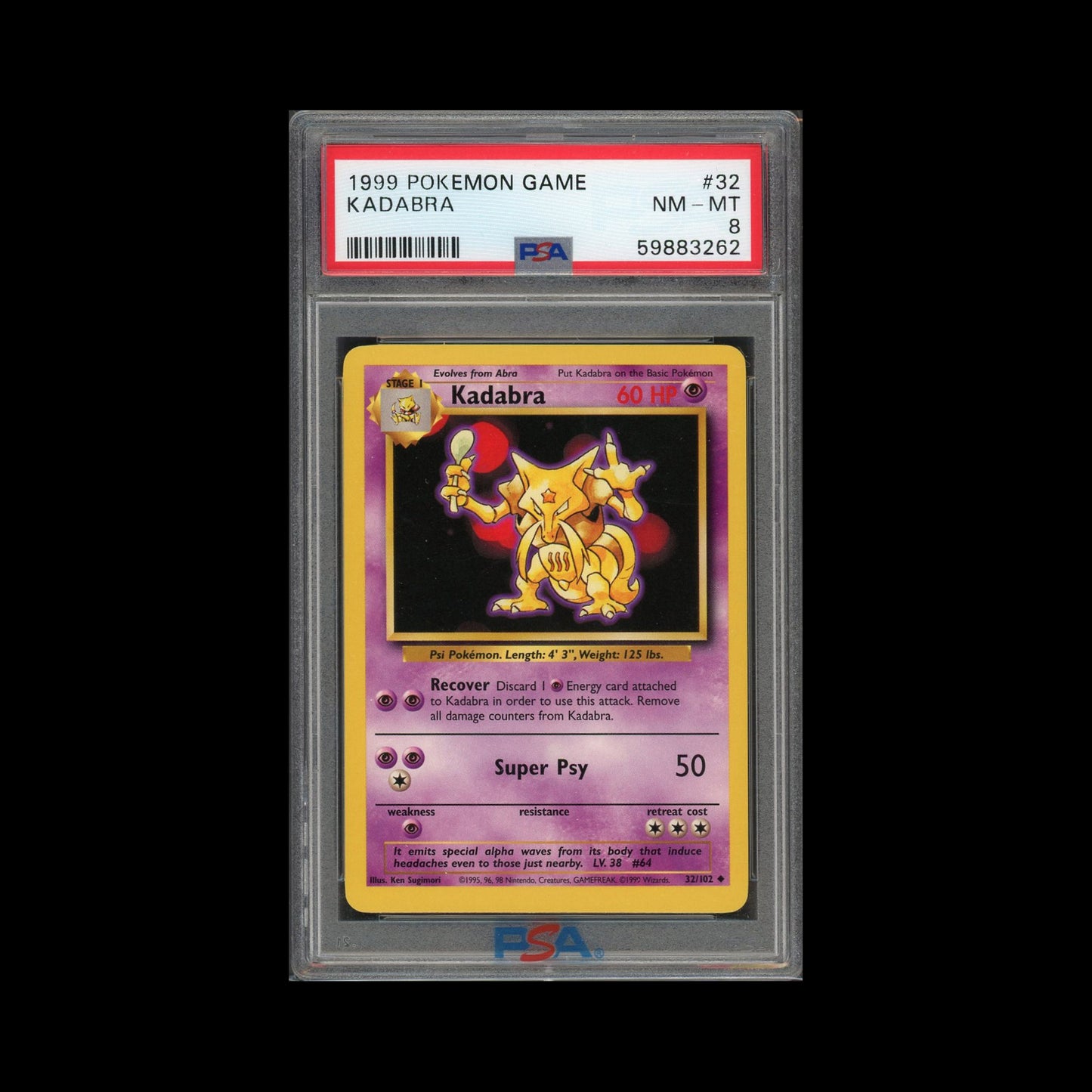 32 - Kadabra [PSA 8]