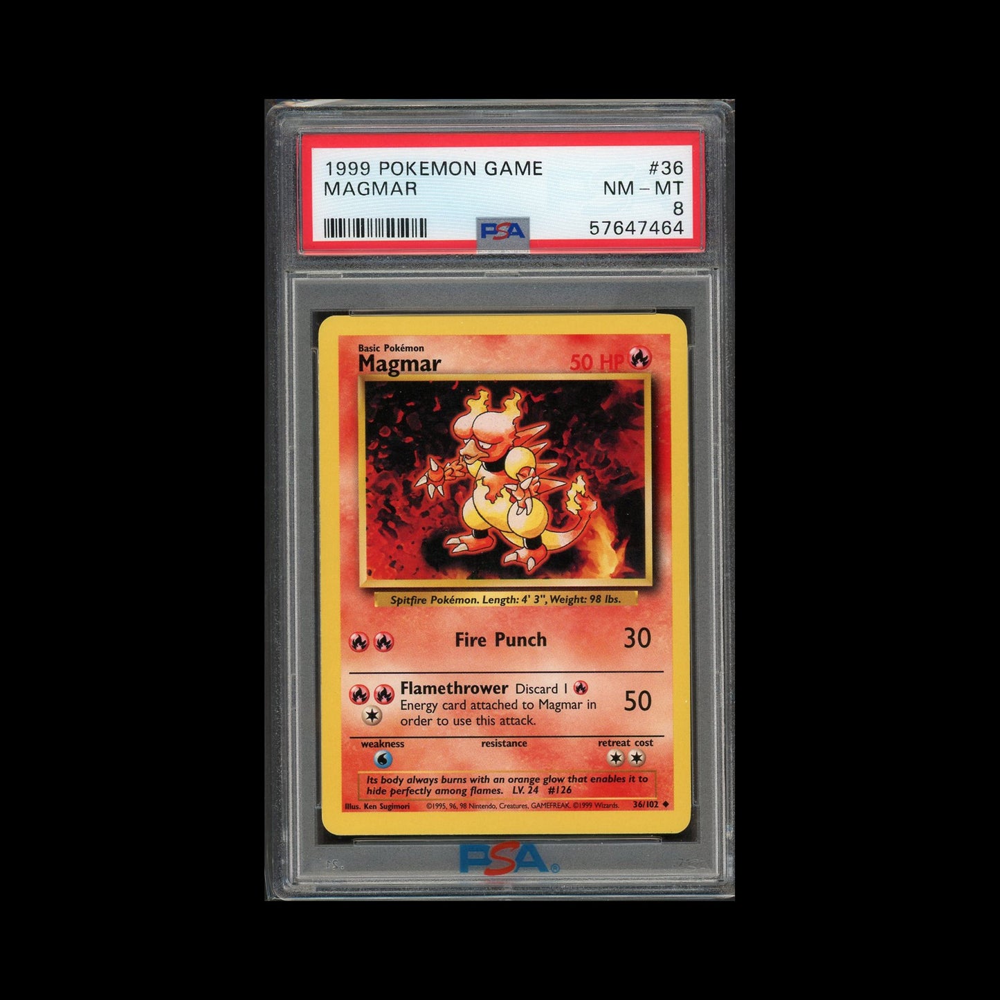 36 - Magmar [PSA 8]