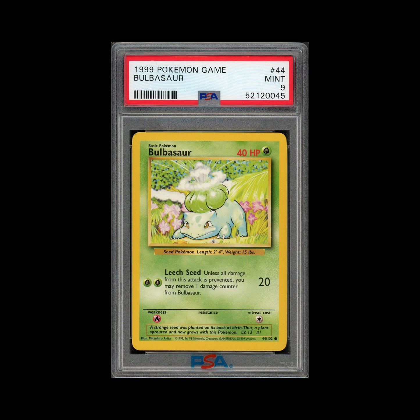 44 - Bulbasaur [PSA 9]