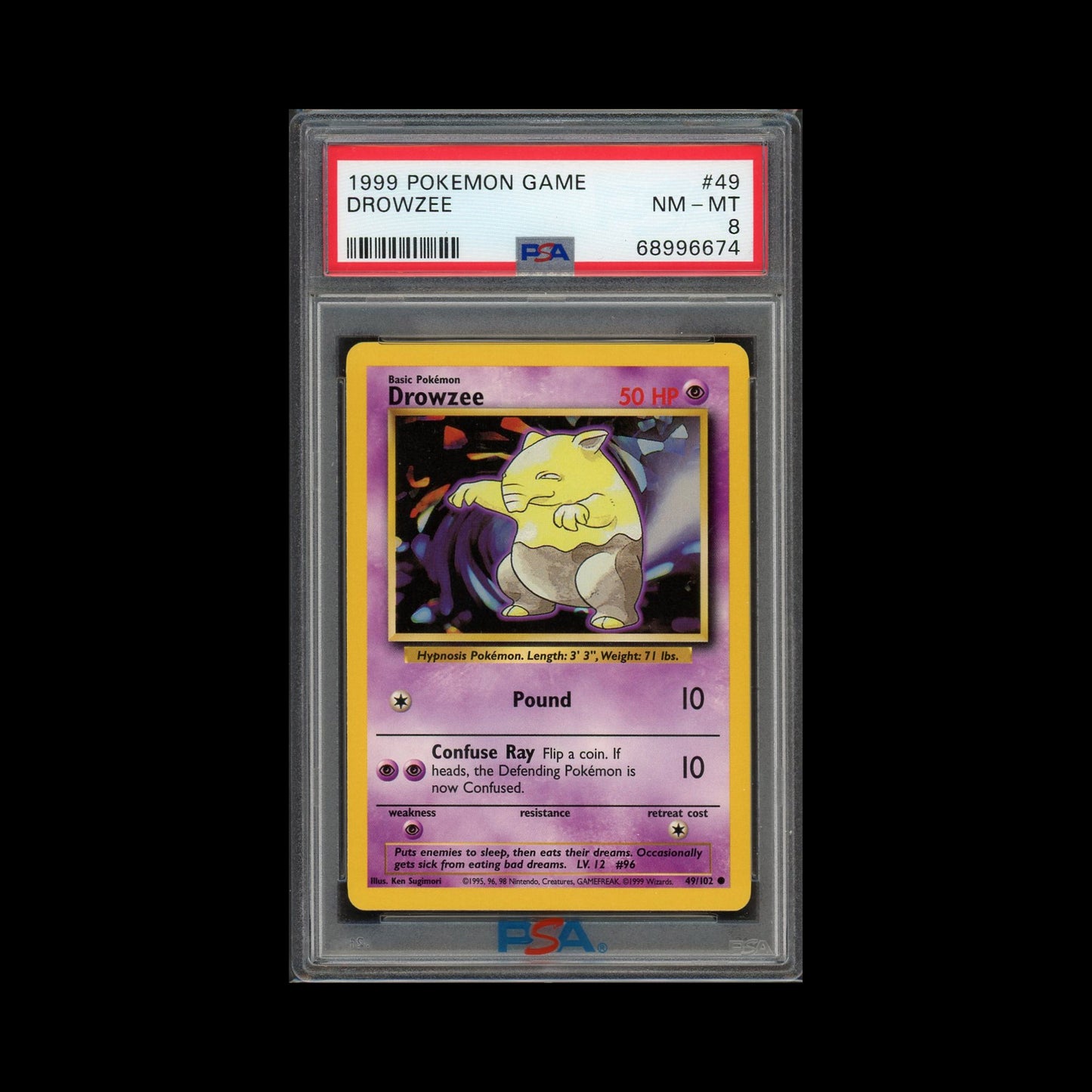 49 - Drowzee [PSA 8]