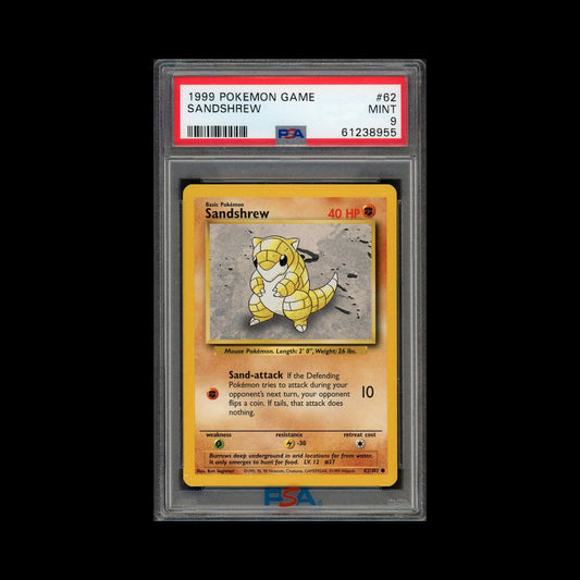 62 - Sandshrew [PSA 9]