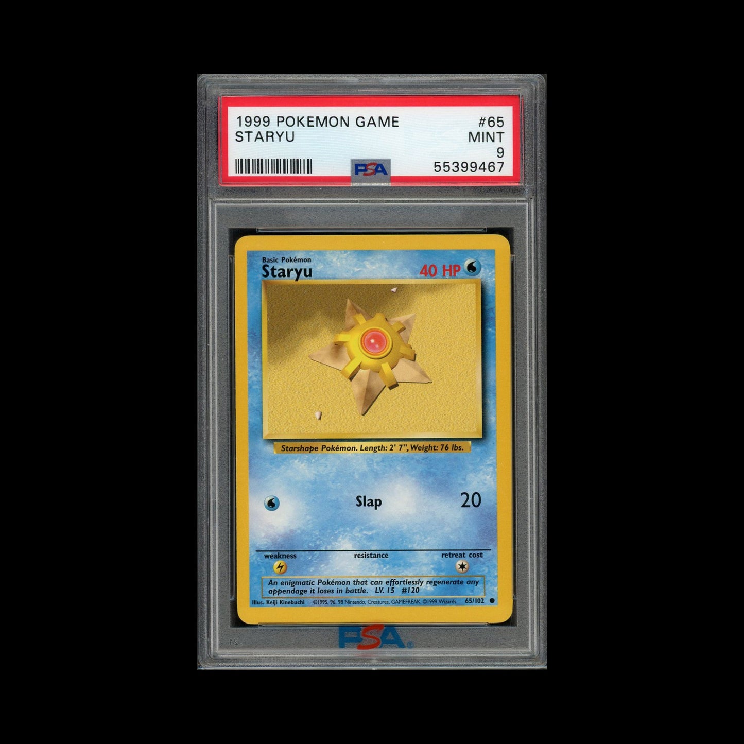 65 - Staryu [PSA 9]