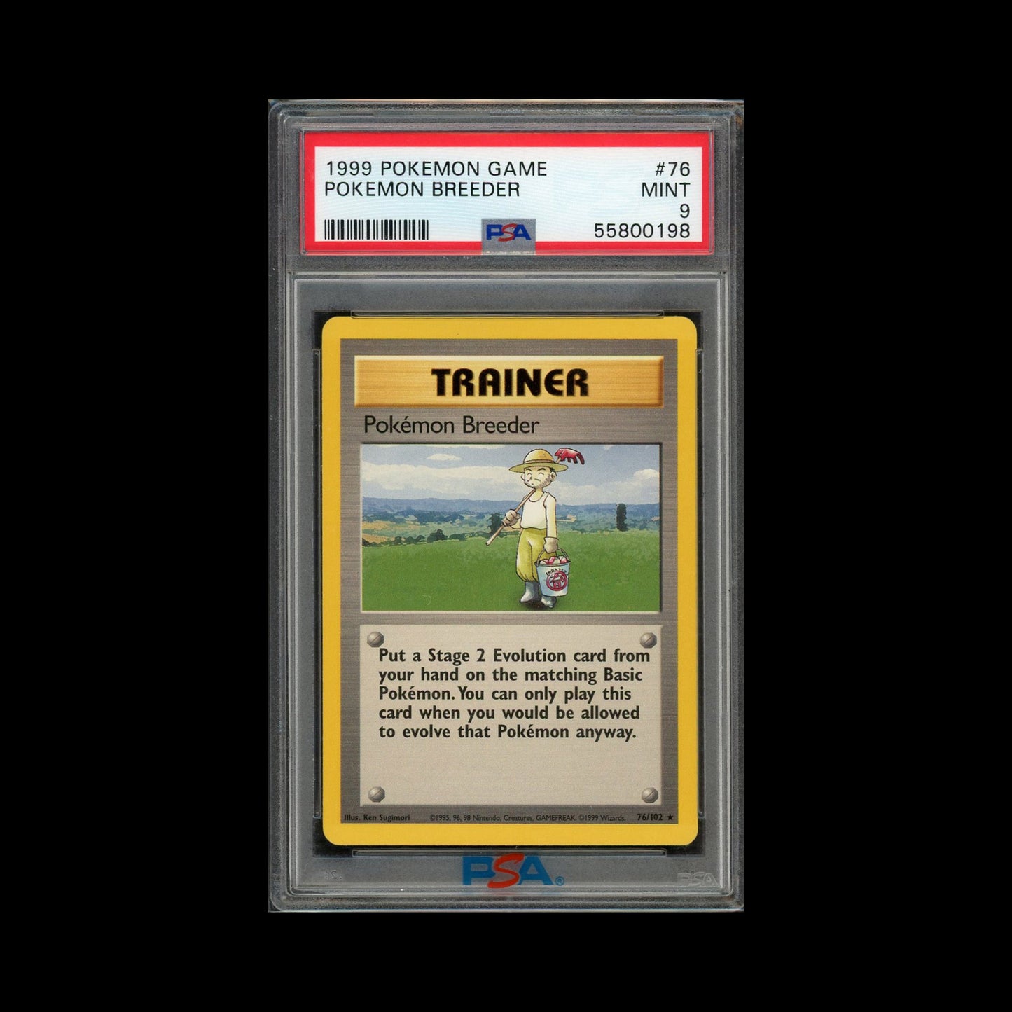 76 - Pokemon Breeder [PSA 9]